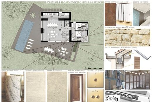 Rénovation et extension d’une bastide provençale à Eze