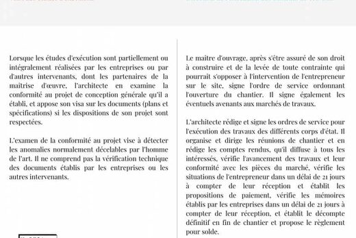 Frise chronologique d’un projet architectural