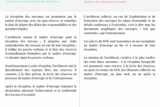 Frise chronologique d’un projet architectural